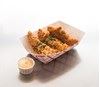 Eating American (New) American (Traditional) Chicken at Sticky's Finger Joint restaurant in New York, NY.